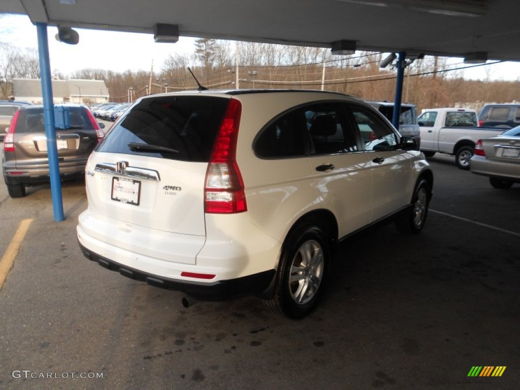 2010 CR-V EX AWD - Taffeta White / Gray photo #5