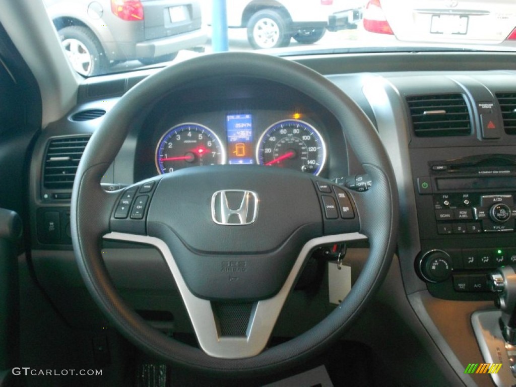 2010 CR-V EX AWD - Taffeta White / Gray photo #10