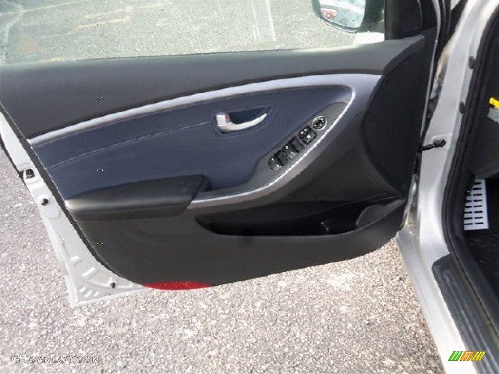 2013 Elantra GT - Silver / Black photo #9