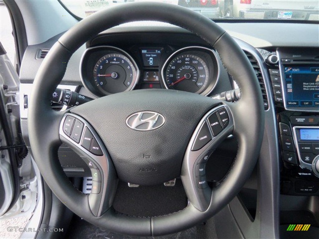 2013 Elantra GT - Silver / Black photo #15