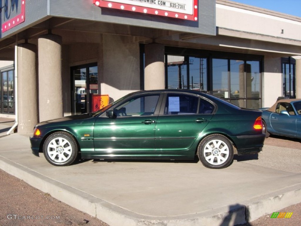 2000 3 Series 323i Sedan - Fern Green Metallic / Sand photo #8