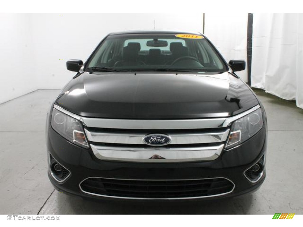 2011 Fusion SEL V6 AWD - Tuxedo Black Metallic / Charcoal Black photo #3