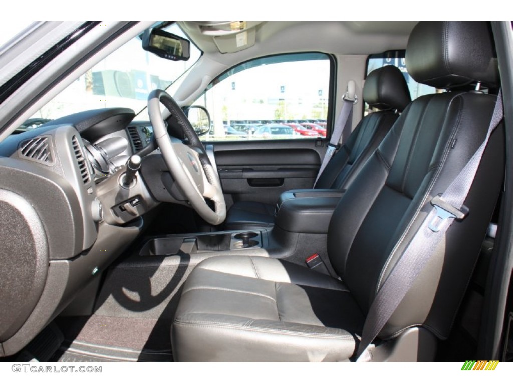 Ebony Interior 2013 GMC Sierra 1500 SLE Crew Cab 4x4 Photo #76710738