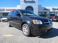 Brilliant Black Crystal Pearl 2010 Dodge Grand Caravan SXT