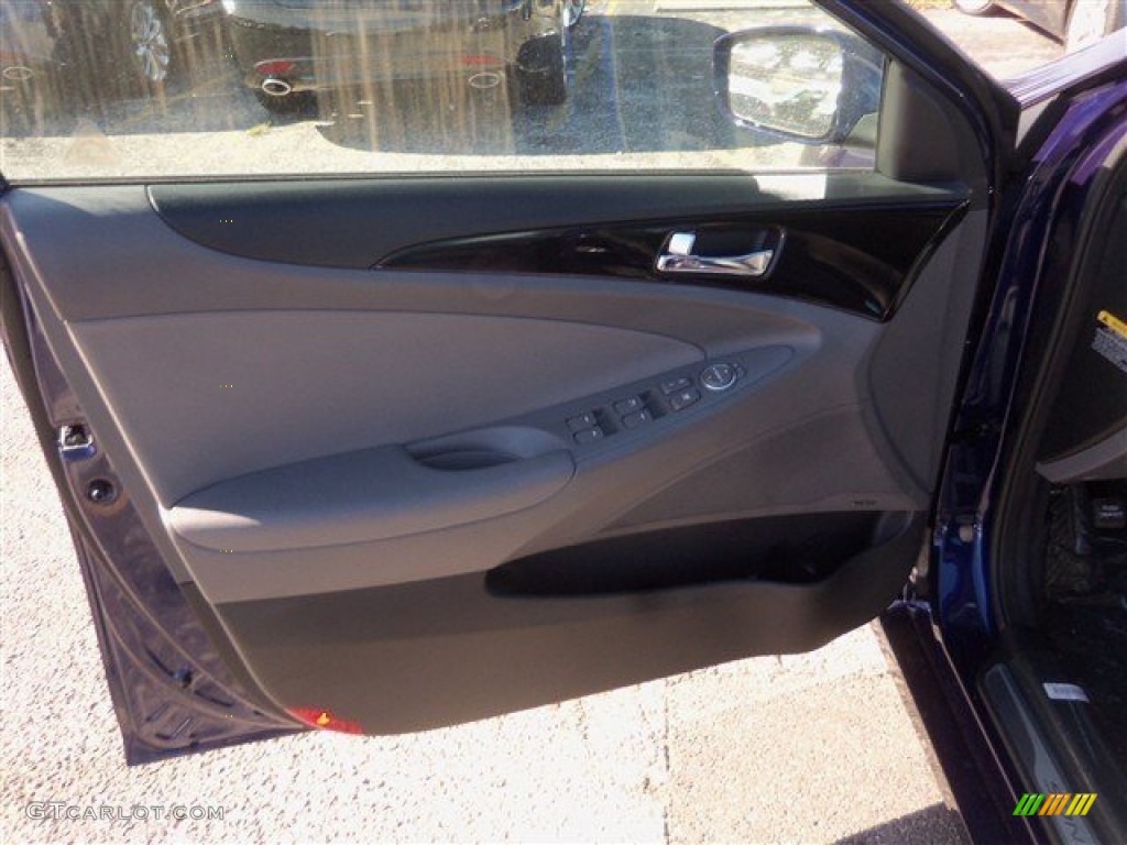 2013 Sonata Limited - Indigo Night Blue / Gray photo #10