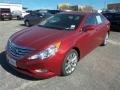 2013 Sparkling Ruby Hyundai Sonata Limited  photo #2