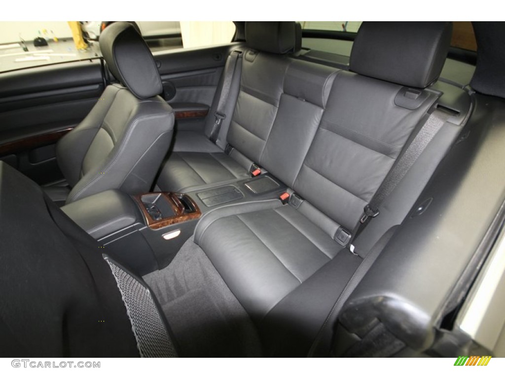 2008 BMW 3 Series 335i Convertible Rear Seat Photo #76712146