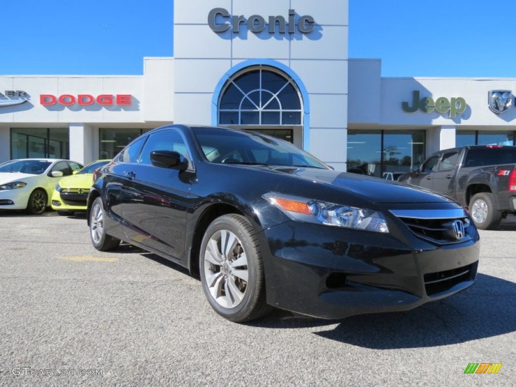 2011 Accord LX-S Coupe - Crystal Black Pearl / Black photo #1