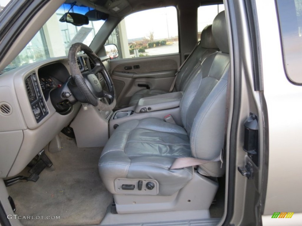 2000 Silverado 2500 LT Extended Cab 4x4 - Light Pewter Metallic / Medium Gray photo #6