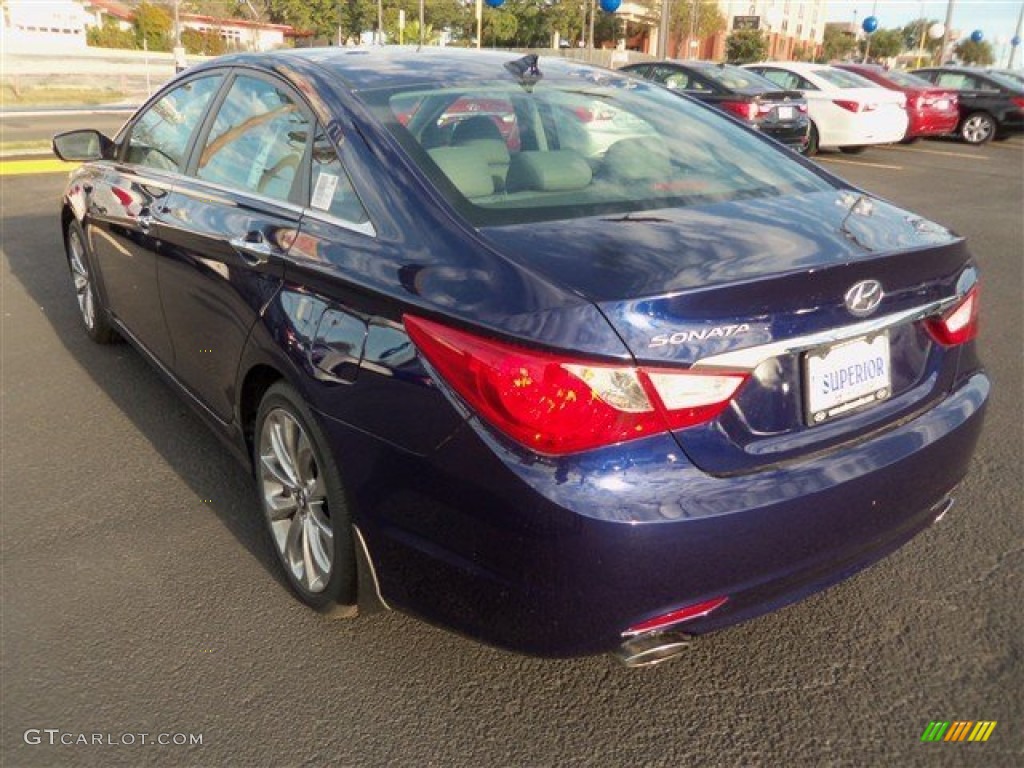 2013 Sonata SE - Indigo Night Blue / Gray photo #5