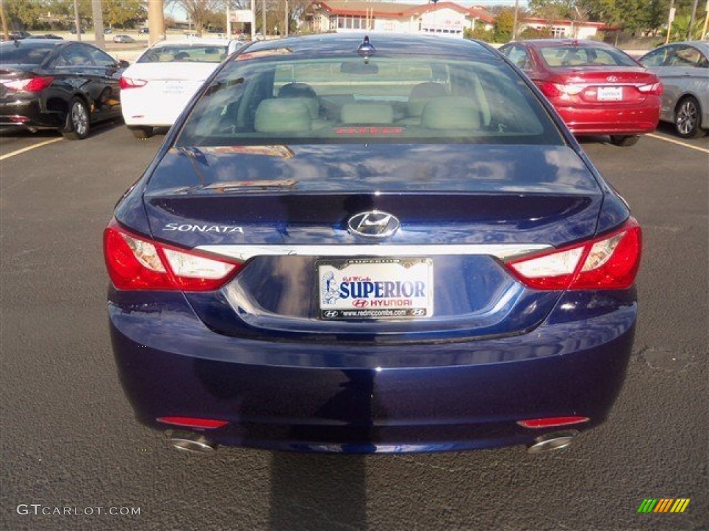 2013 Sonata SE - Indigo Night Blue / Gray photo #6