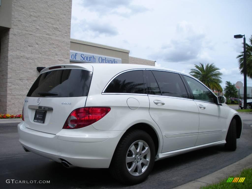 2007 R 320 CDI 4Matic - Alabaster White / Black photo #3