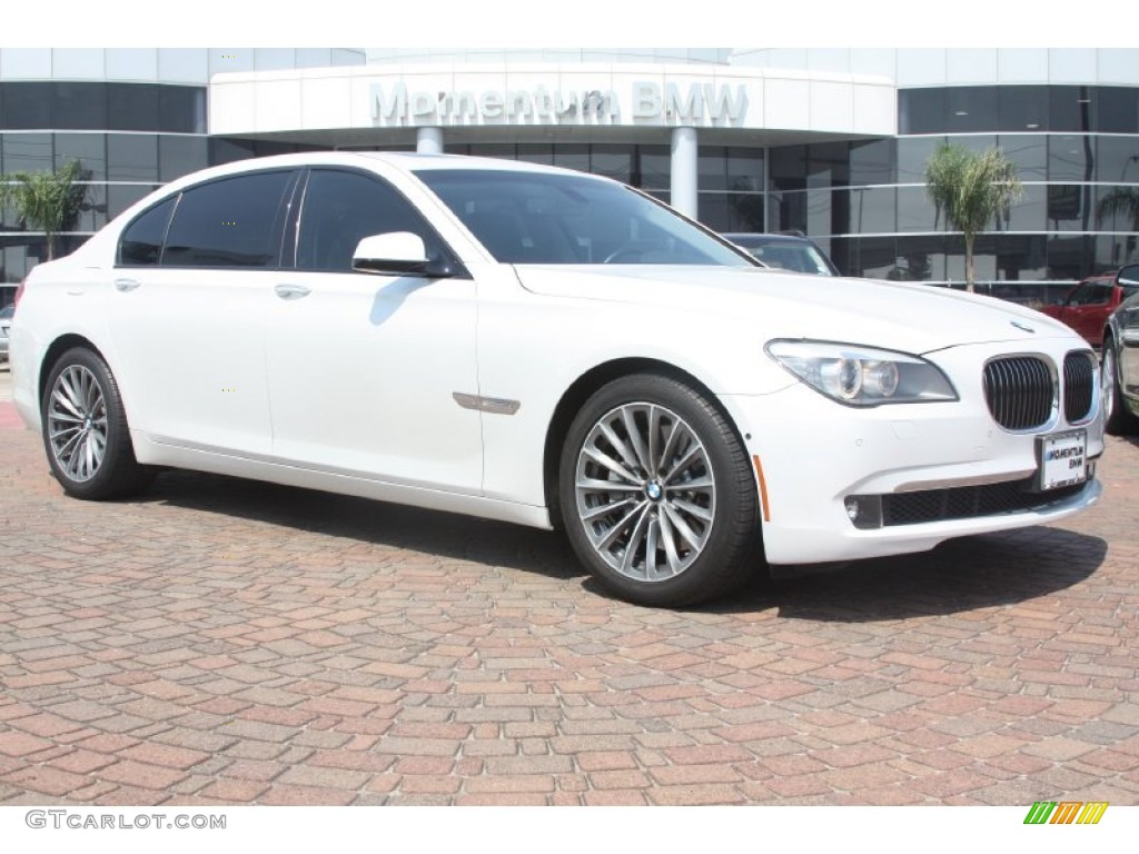 2009 7 Series 750Li Sedan - Alpine White / Black Nappa Leather photo #1