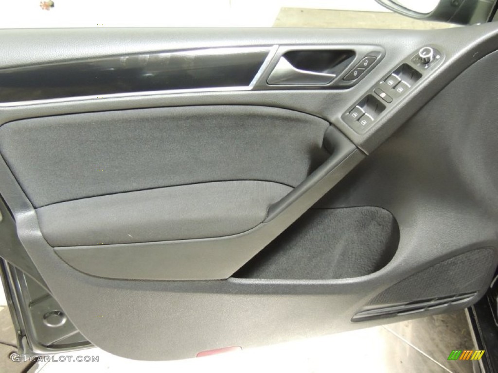2012 GTI 4 Door - Carbon Steel Gray Metallic / Interlagos Plaid Cloth photo #8