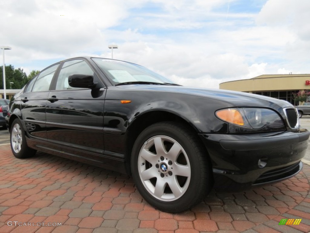 2003 3 Series 325xi Sedan - Jet Black / Sand photo #4