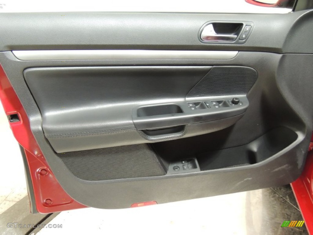 2010 Volkswagen Jetta Limited Edition Sedan Titan Black Door Panel Photo #76716505