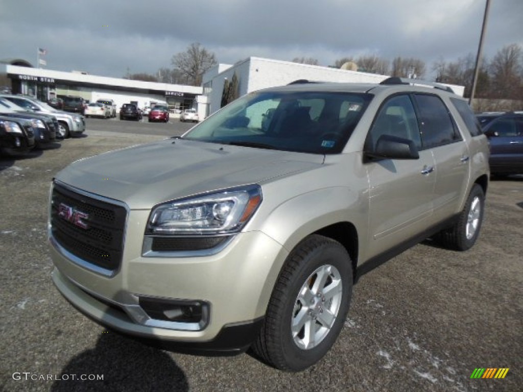 Champagne Silver Metallic 2013 GMC Acadia SLE Exterior Photo #76717645