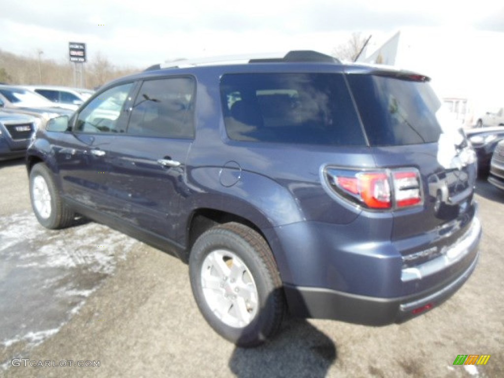 2013 Acadia SLE - Atlantis Blue Metallic / Ebony photo #8