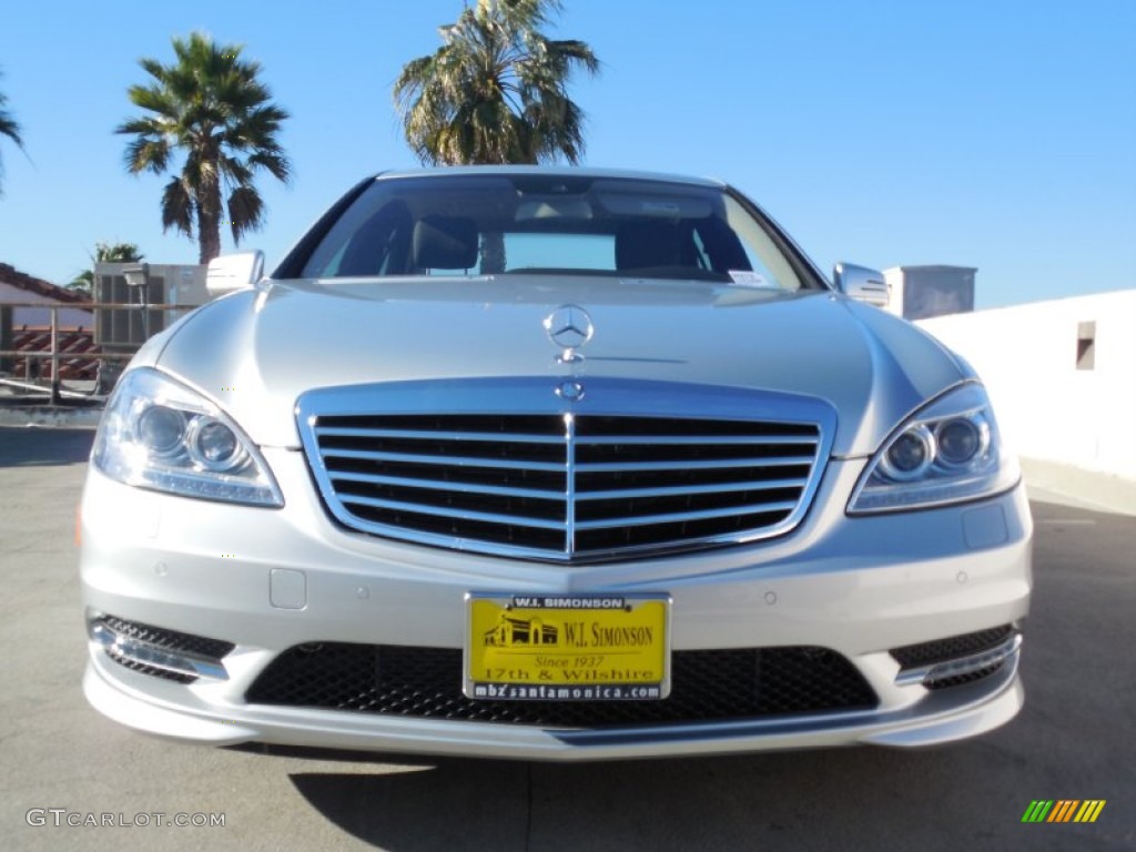 2013 S 550 Sedan - Iridium Silver Metallic / Black photo #2