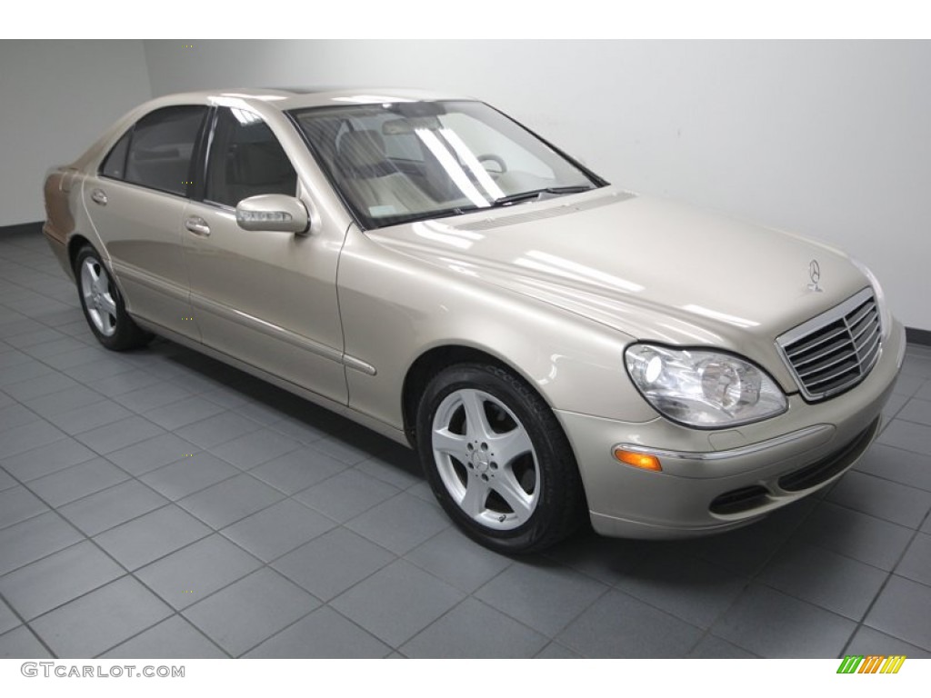 2005 S 500 Sedan - Desert Silver Metallic / Java photo #9