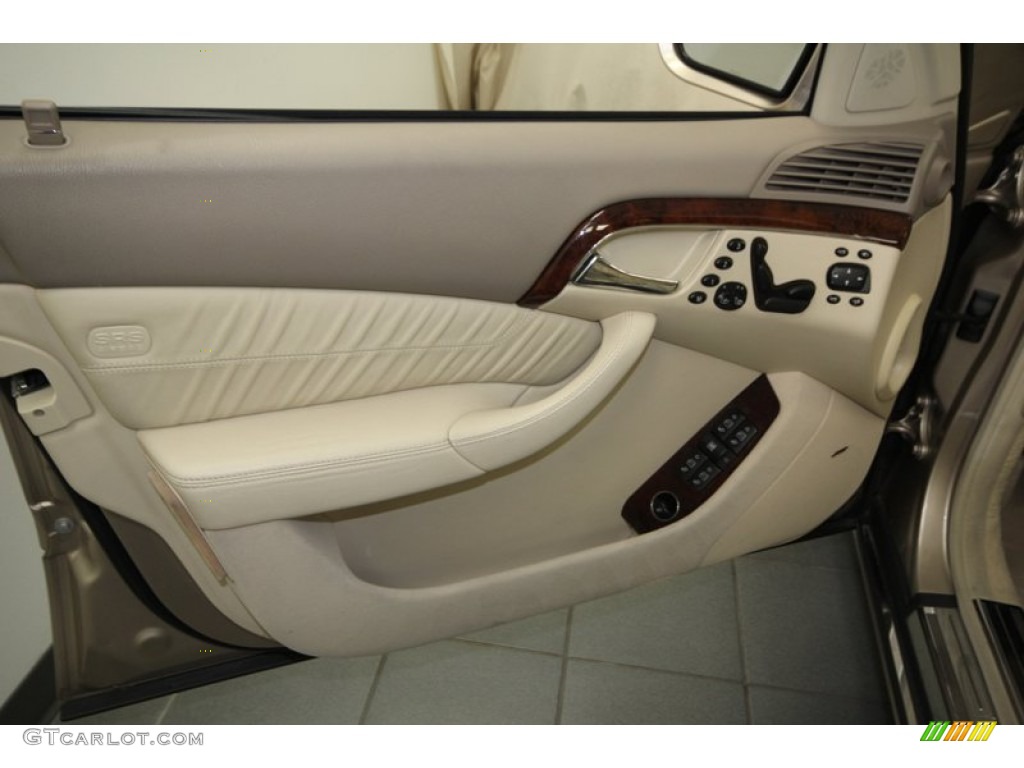 2005 Mercedes-Benz S 500 Sedan Java Door Panel Photo #76718857