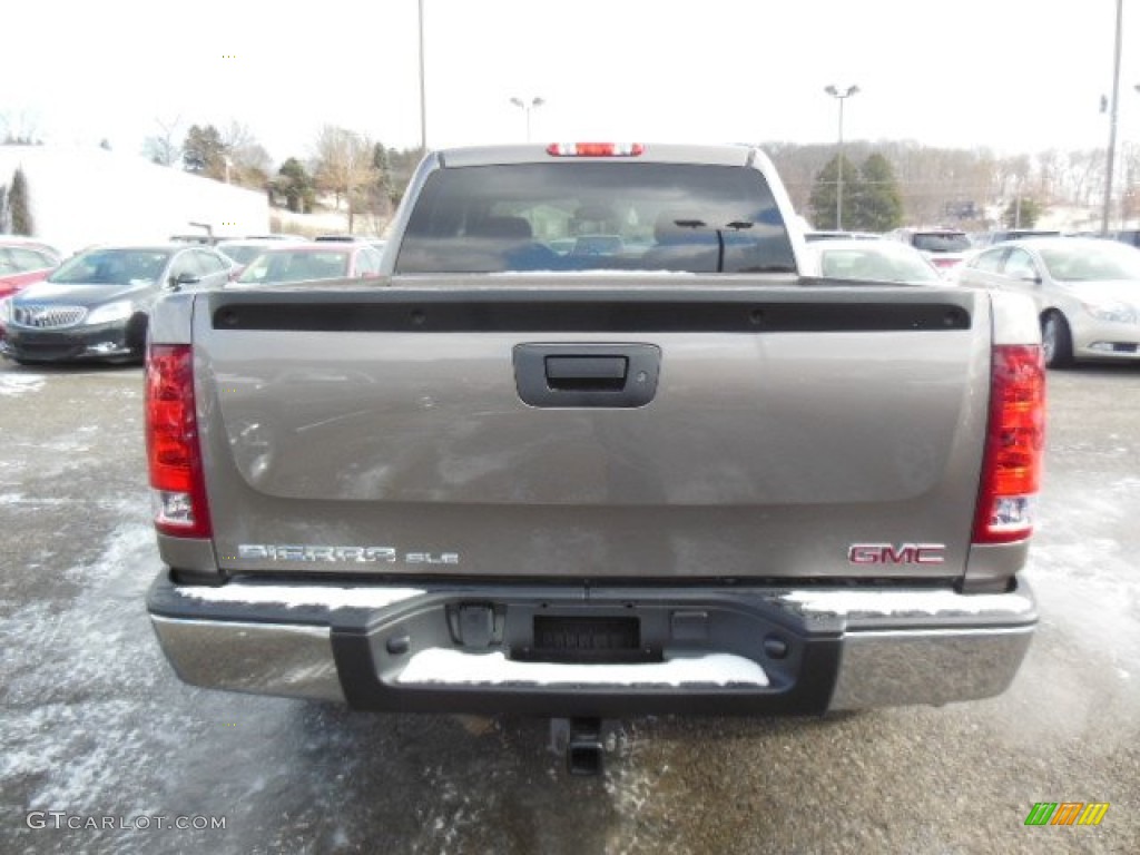 2013 Sierra 1500 SLE Crew Cab 4x4 - Mocha Steel Metallic / Ebony photo #7