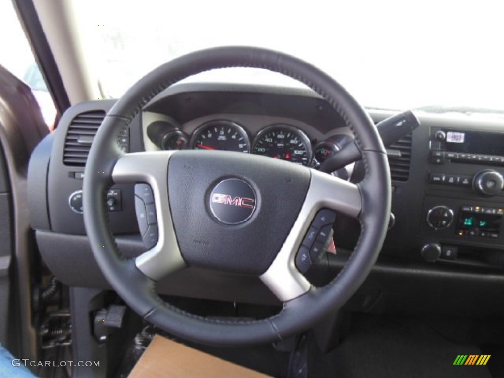 2013 Sierra 1500 SLE Crew Cab 4x4 - Mocha Steel Metallic / Ebony photo #18