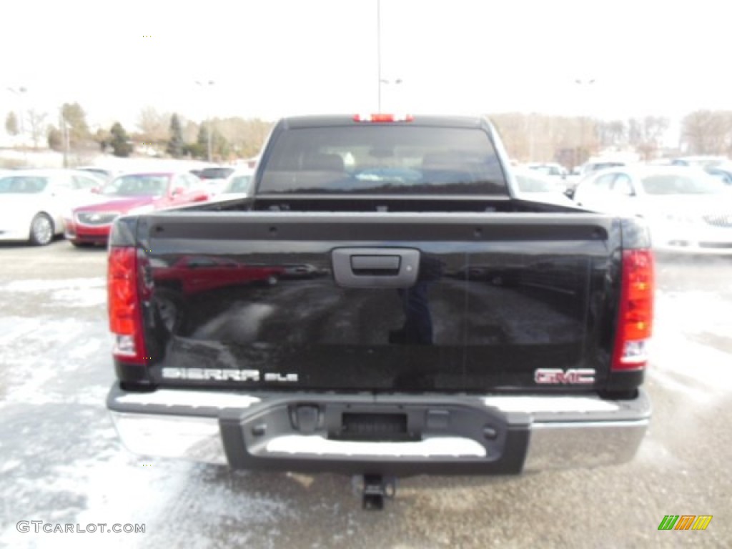 2013 Sierra 1500 SLE Crew Cab 4x4 - Onyx Black / Ebony photo #7