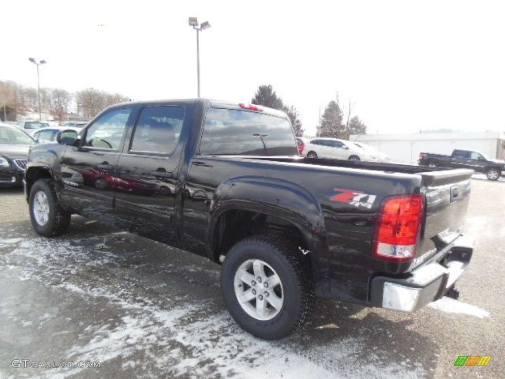 2013 Sierra 1500 SLE Crew Cab 4x4 - Onyx Black / Ebony photo #8