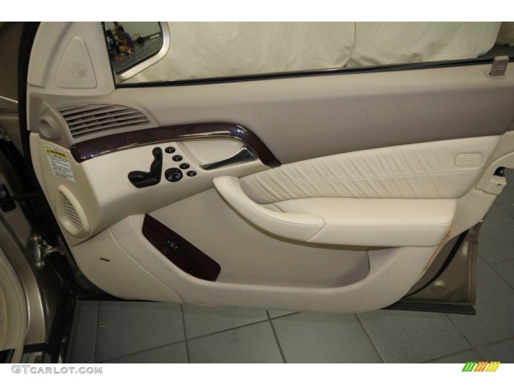 2005 Mercedes-Benz S 500 Sedan Java Door Panel Photo #76719335