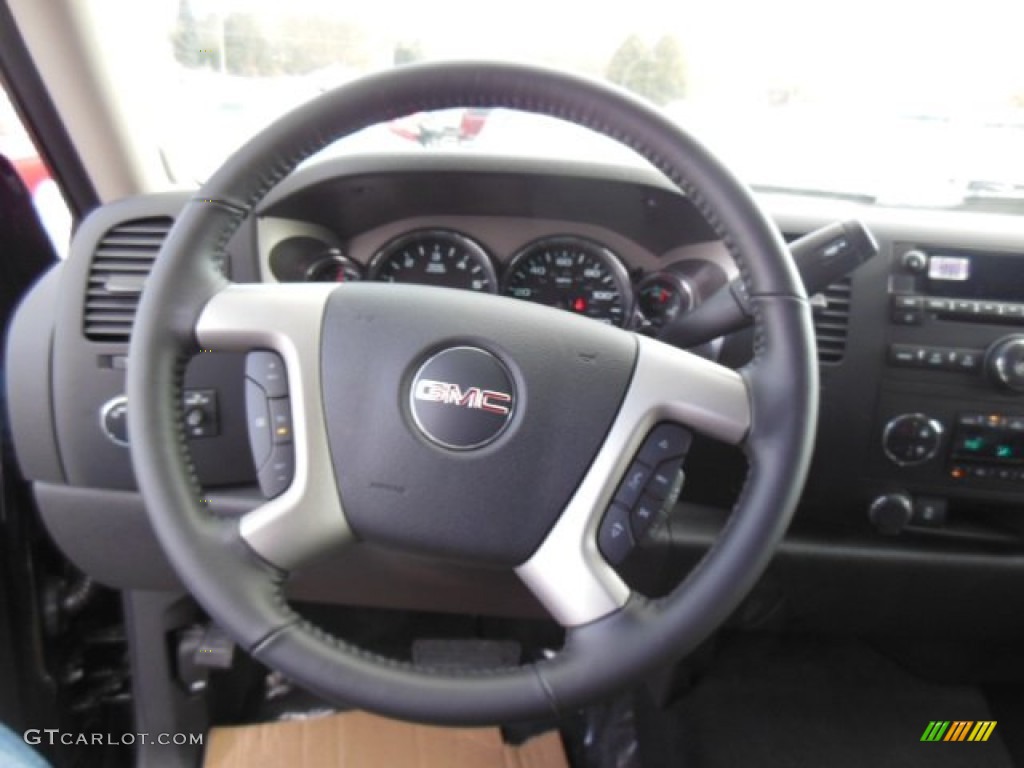 2013 Sierra 1500 SLE Crew Cab 4x4 - Onyx Black / Ebony photo #18