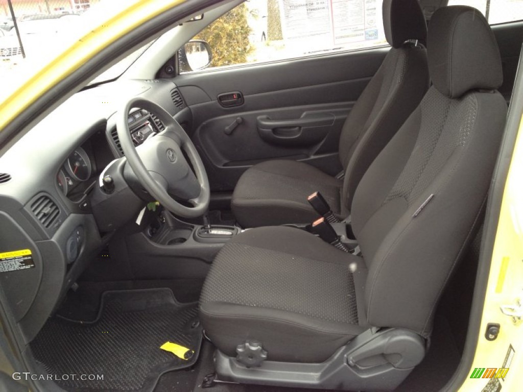 2010 Accent GS 3 Door - Mellow Yellow / Black photo #9