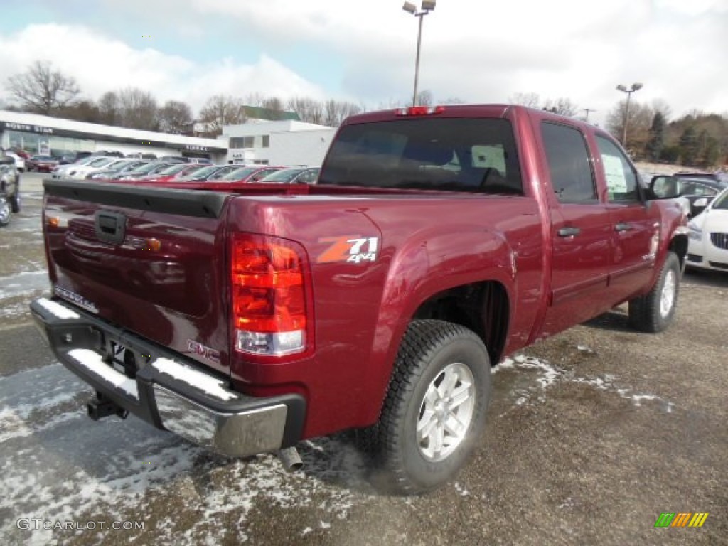 2013 Sierra 1500 SLE Crew Cab 4x4 - Sonoma Red Metallic / Ebony photo #6
