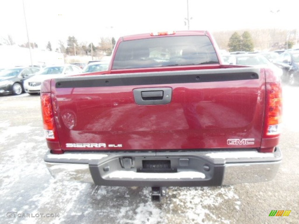 2013 Sierra 1500 SLE Crew Cab 4x4 - Sonoma Red Metallic / Ebony photo #7