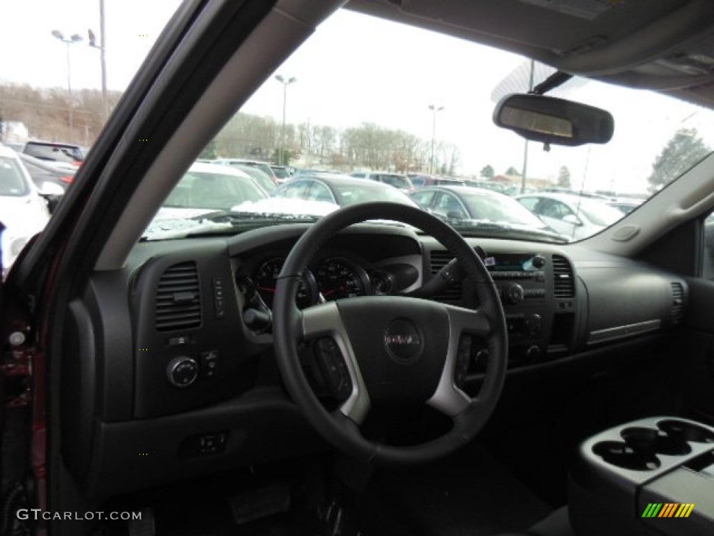 2013 Sierra 1500 SLE Crew Cab 4x4 - Sonoma Red Metallic / Ebony photo #10