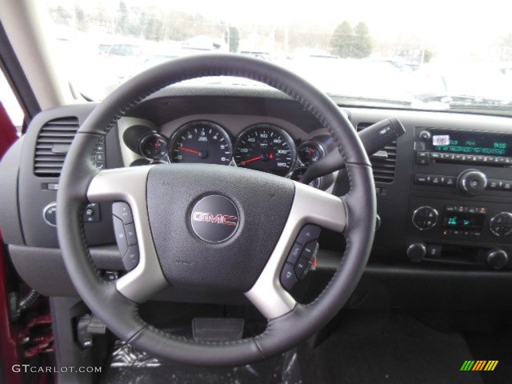 2013 Sierra 1500 SLE Crew Cab 4x4 - Sonoma Red Metallic / Ebony photo #18
