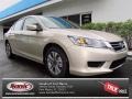 2013 Champagne Frost Pearl Honda Accord LX Sedan  photo #1