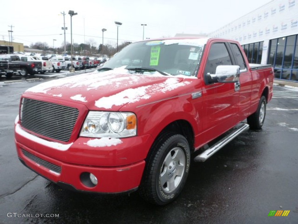 2006 F150 STX SuperCab - Bright Red / Medium Flint photo #7