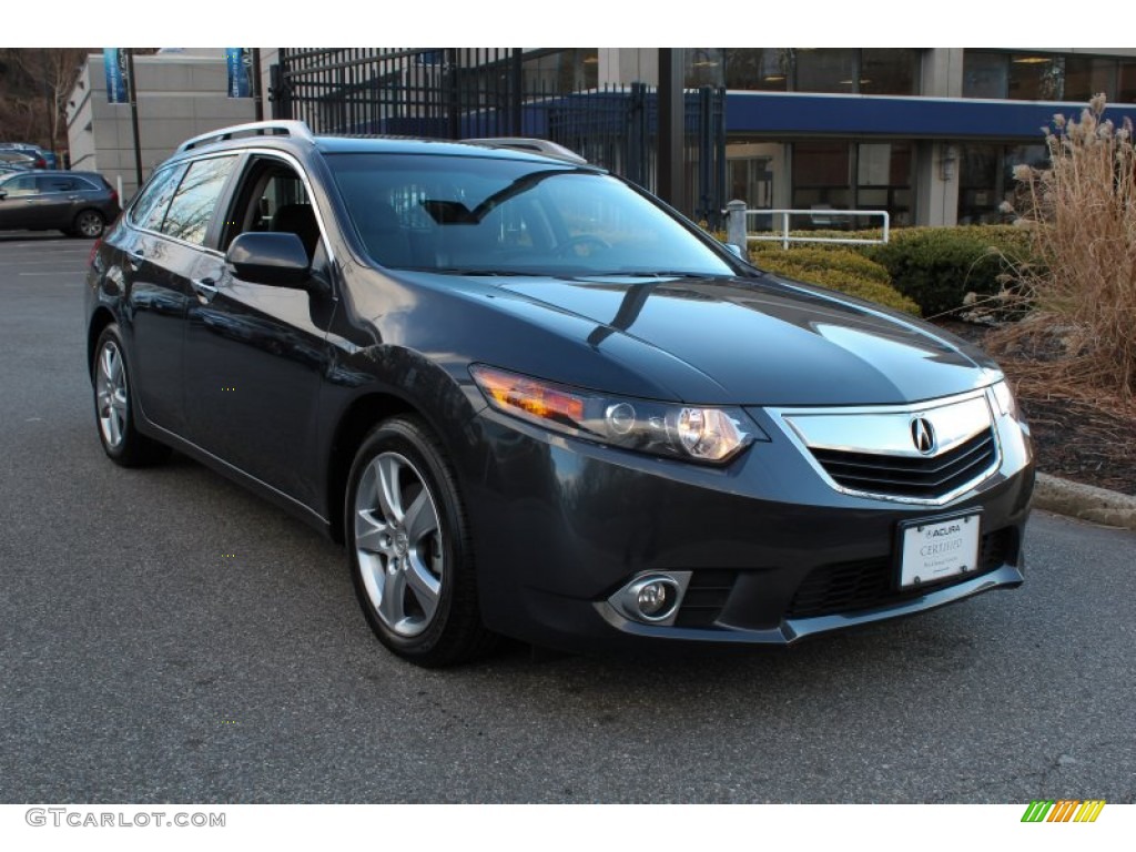 2012 TSX Sport Wagon - Graphite Luster Metallic / Ebony photo #1