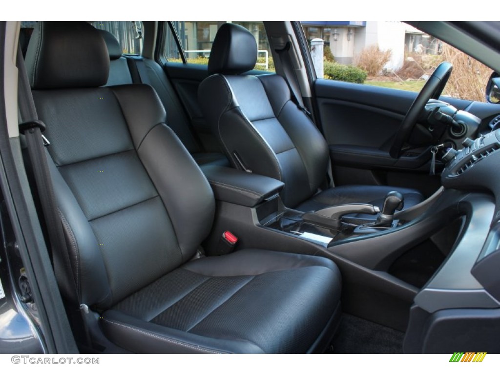 Ebony Interior 2012 Acura TSX Sport Wagon Photo #76722097