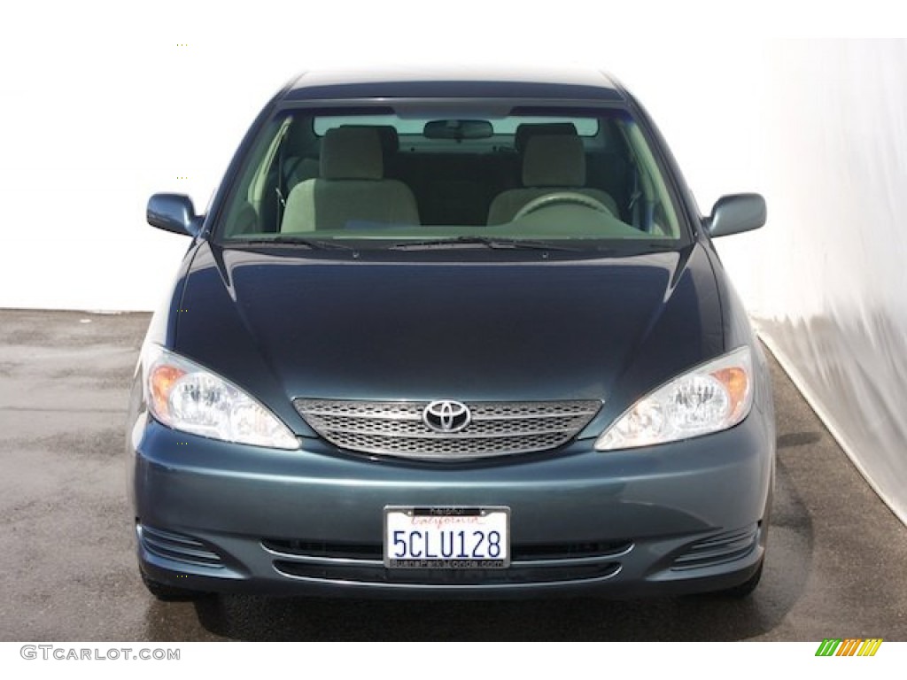 2003 Camry LE - Aspen Green Pearl / Stone photo #7