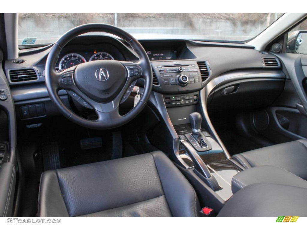 Ebony Interior 2012 Acura TSX Sport Wagon Photo #76722238