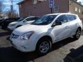 2011 Pearl White Nissan Rogue S AWD  photo #3