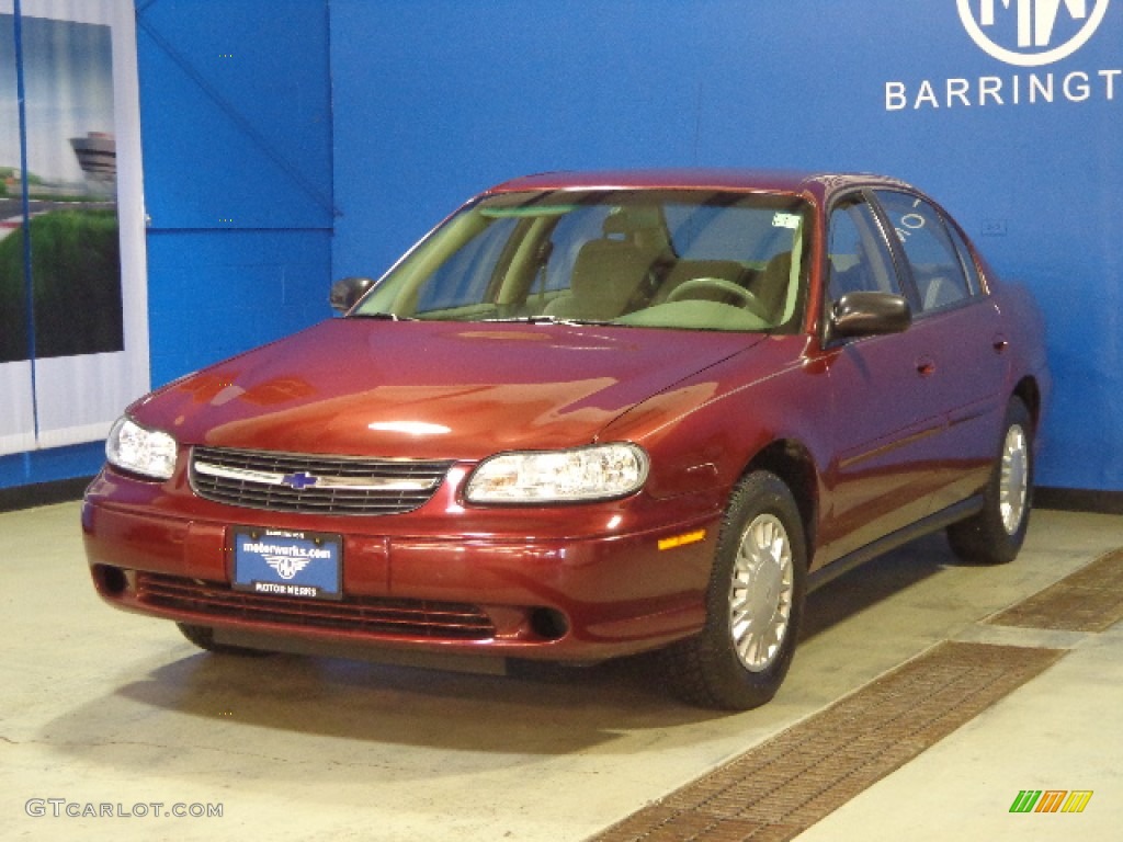 2003 Malibu Sedan - Redfire Metallic / Gray photo #4