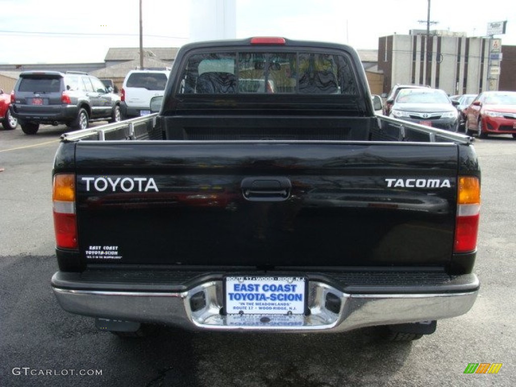 1999 Tacoma Regular Cab 4x4 - Black Metallic / Gray photo #5