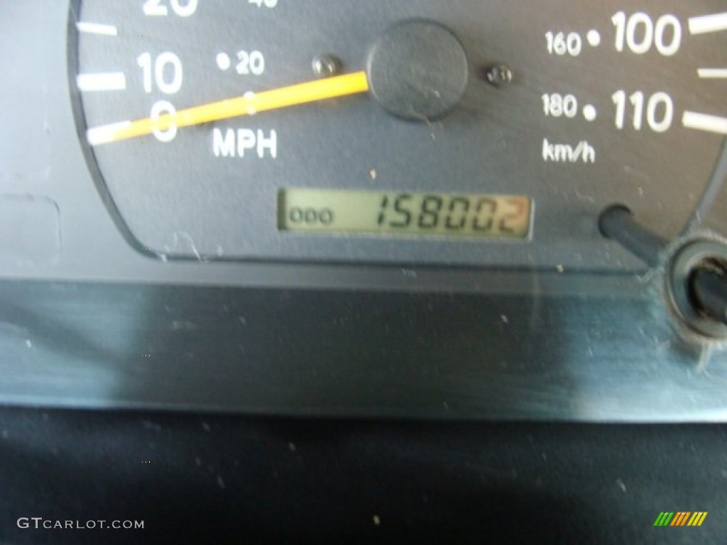 1999 Tacoma Regular Cab 4x4 - Black Metallic / Gray photo #10
