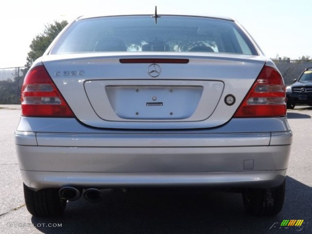 2001 C 320 Sedan - Brilliant Silver Metallic / Ash photo #4