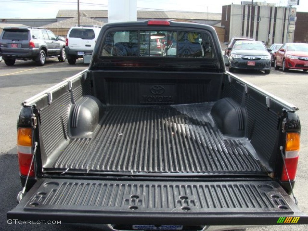 1999 Tacoma Regular Cab 4x4 - Black Metallic / Gray photo #13