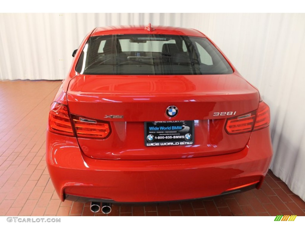 2013 3 Series 328i xDrive Sedan - Melbourne Red Metallic / Black photo #5