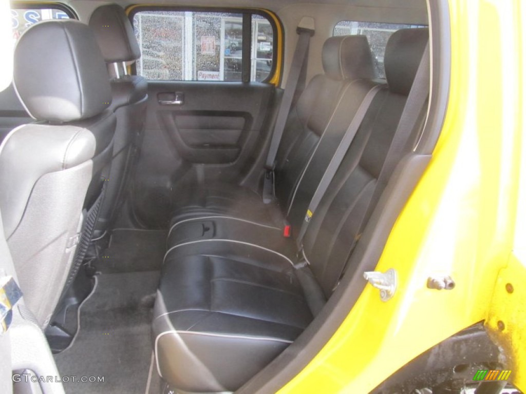 Ebony Black Interior 2006 Hummer H3 Standard H3 Model Photo #76724563